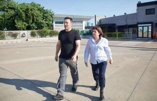En Bahía Blanca: Bullrich y Petri fueron increpados durante una recorrida por zonas afectadas