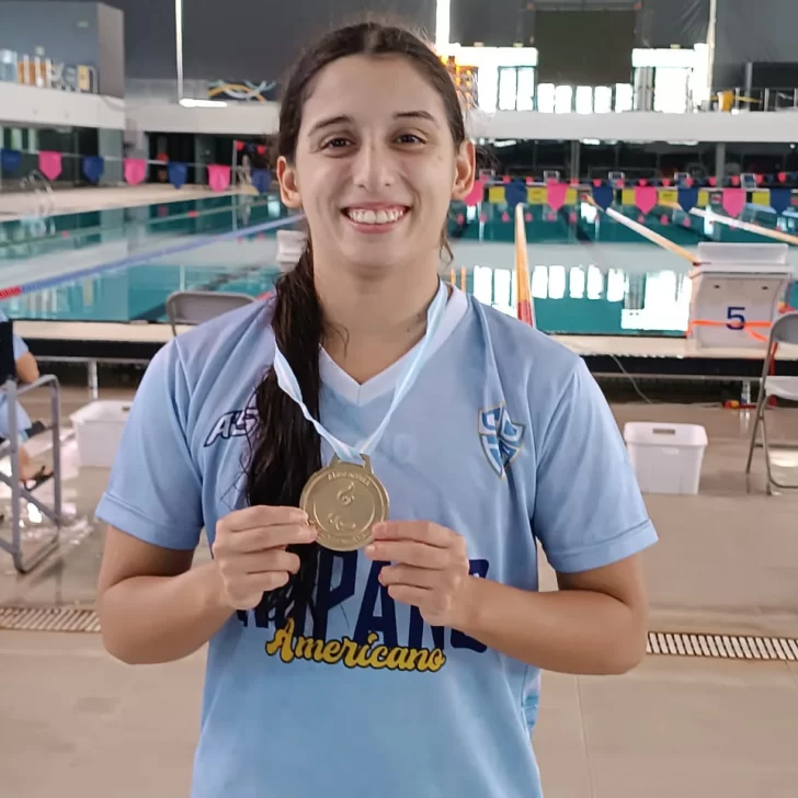 Milagros Alonso sumó dos medallas de oro en el Open COPAR