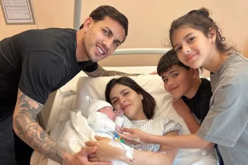 Nació el bebé de Leandro Paredes y Camila Galante: las tiernas fotos de la familia y el nombre que enloqueció a todos