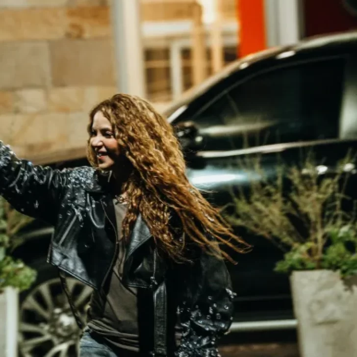Shakira llegó a la Argentina y así fue recibida por un grupo de fanáticos