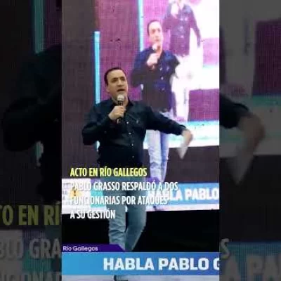 Video: Pablo Grasso respaldo a Julia Chalub y Sara Delgado por ataques a la gestión