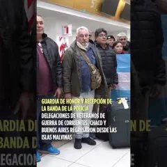 Gran recibimiento a veteranos de Malvinas: “La sanación de volver a un lugar donde sufrimos tanto”