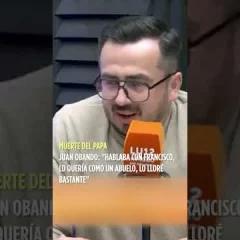 Juan Obando recordó al Papa Francisco: “Lo quería como un abuelo”