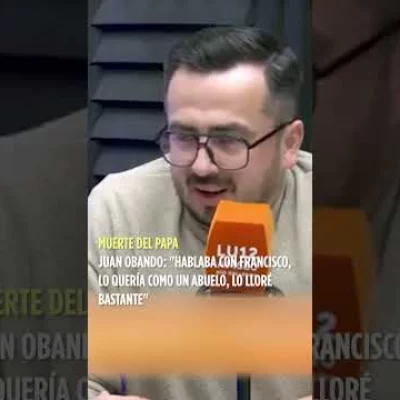 Juan Obando recordó al Papa Francisco: “Lo quería como un abuelo”