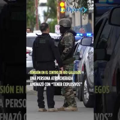 En Río Gallegos: se atrincheró, amenazó con “tener explosivos” y se entregó