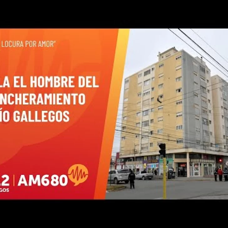 Exclusivo: habló el hombre que se atrincheró en una inmobiliaria de Río Gallegos