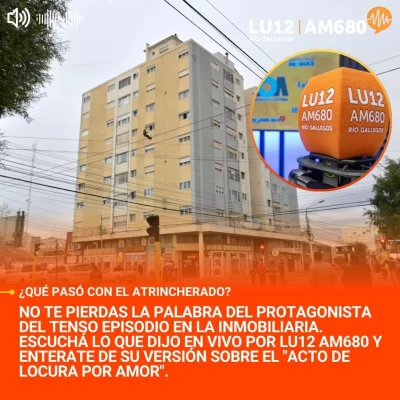 “Se malinterpretó todo”: el relato del hombre que se atrincheró por amor