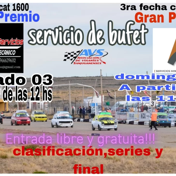 Se corre en el “Cacho Mirol” de Puerto San Julián