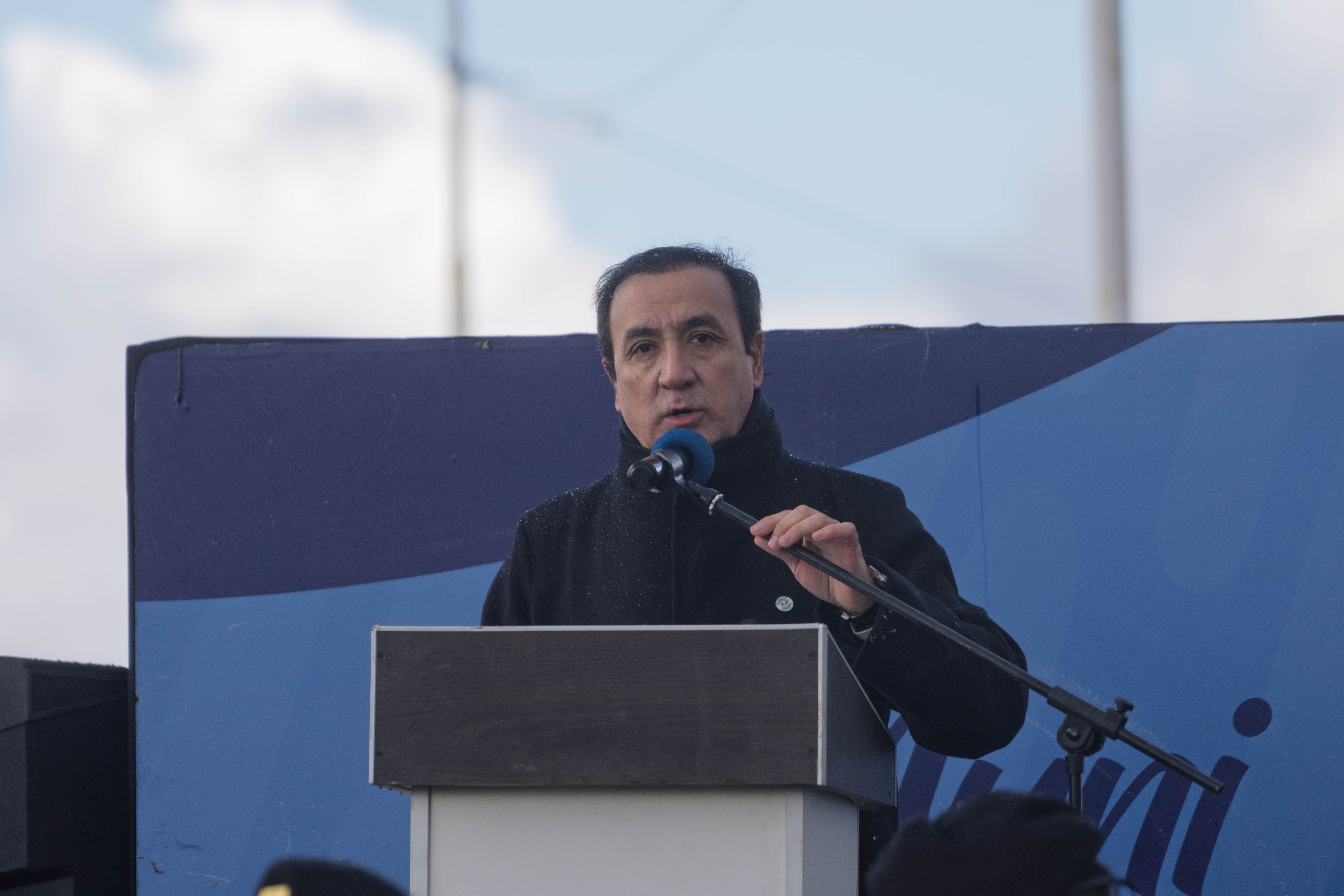  Pablo Grasso en el acto del 2 de abril: 