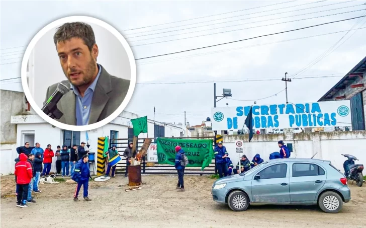 El intendente de Puerto Deseado Juan “Pirri” Martínez en conflicto con los municipales