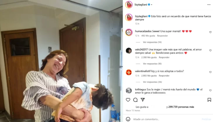 En medio de la polémica, Lizy Tagliani le dedicó un tierno mensaje a su hijo En medio de la polémica, Lizy Tagliani le dedicó un tierno mensaje a su hijo