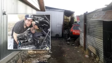 Tragedia en El Calafate: falleció el hombre que estaba en el taller que incendiaron