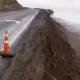 Restringieron la circulación en rutas de Santa Cruz por intensas lluvias y fuertes vientos