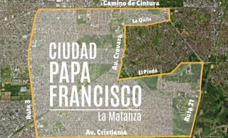 Quieren crear una nueva ciudad en honor al “Papa Francisco” en La Matanza