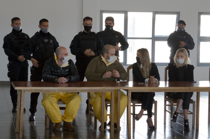  José y Luis Maillo, durante el juicio en su contra. (FOTO: LA OPINIÓN AUSTRAL)