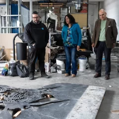 El monumento a Osvaldo Bayer demolido por el Gobierno de La Libertad Avanza será reubicado en Río Gallegos