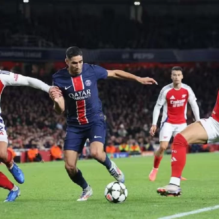 Arsenal – PSG: dónde ver en vivo el partido por la Champions League fuera de Pelota Libre o Fútbol Libre