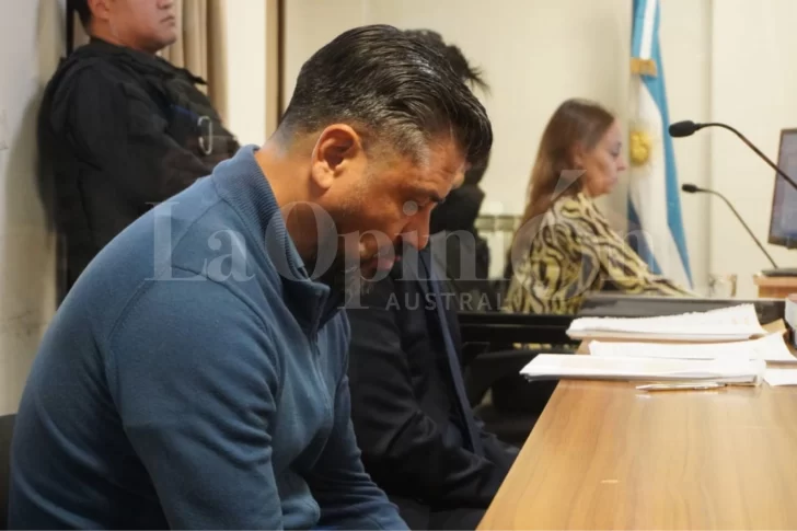  Esteban González, condenado a 12 años por el homicidio de Brianna Matulich. FOTO: LEANDRO FRANCO / LA OPINIÓN AUSTRAL.