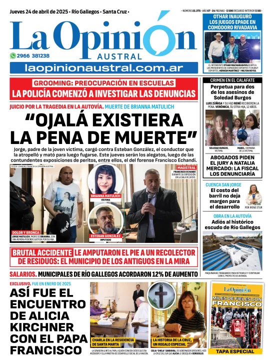 La querella pidió 20 años de prisión para Esteban González por la muerte de Brianna Matulich