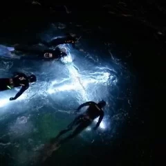 Puerto Madryn celebró un nuevo Vía Crucis Submarino, único en el mundo