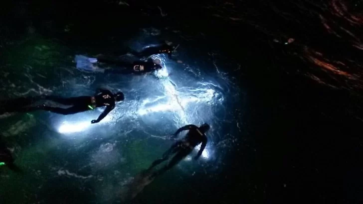 Puerto Madryn celebró un nuevo Vía Crucis Submarino, único en el mundo