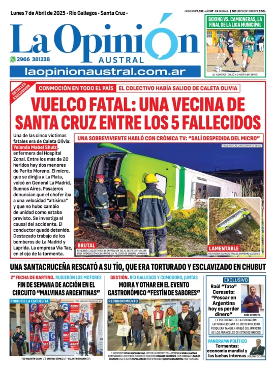 Conmoción y dudas tras el trágico vuelco del colectivo de Vía Tac en La Madrid