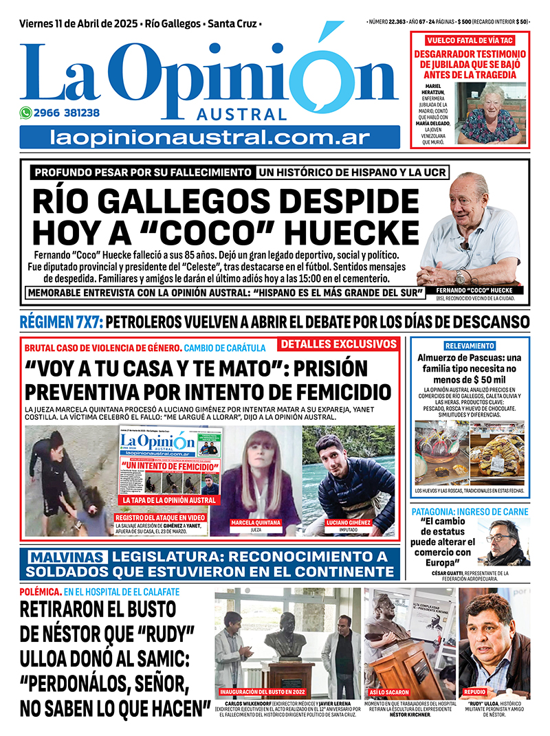 Escándalo en el hospital SAMIC: “Vamos a luchar para que el busto de Néstor vuelva al lugar que le corresponde”, dijo una médica