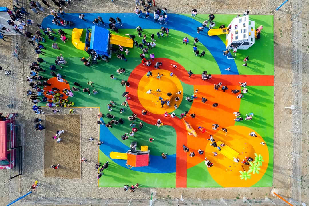 Con su Gabinete y rodeado de niños, Grasso inauguró la &#8220;Mini Ciudad&#8221;