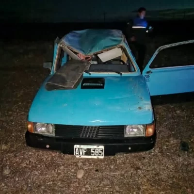 Un hombre volcó en la Ruta 43 y se salvó de milagro