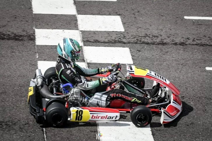 Thiago Díaz compite en Mendoza por la segunda fecha del Campeonato Argentino de Karting