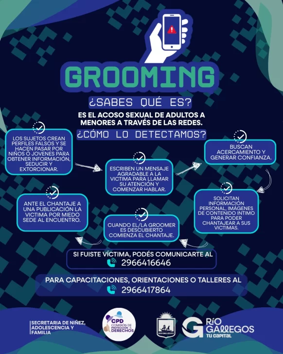 La municipalidad habilitó un número de teléfono para denunciar casos de grooming