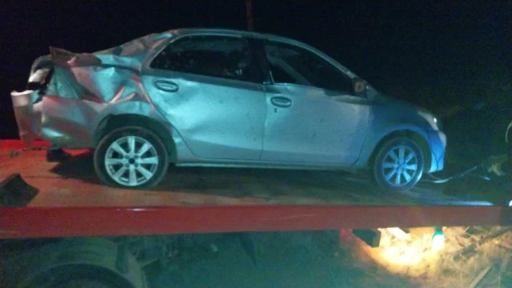 La mujer lesionada en el vuelco de la ruta 12 en el que murió su marido se encuentra internada y fuera de peligro