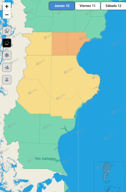 Fuertes lluvias causaron inundaciones y la explosión de un transformador en Caleta Olivia