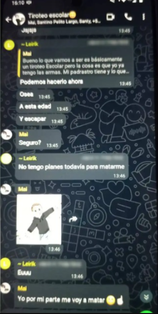 Alumnos planificaban una masacre en una escuela argentina: “Persona que ven, persona que le disparan”