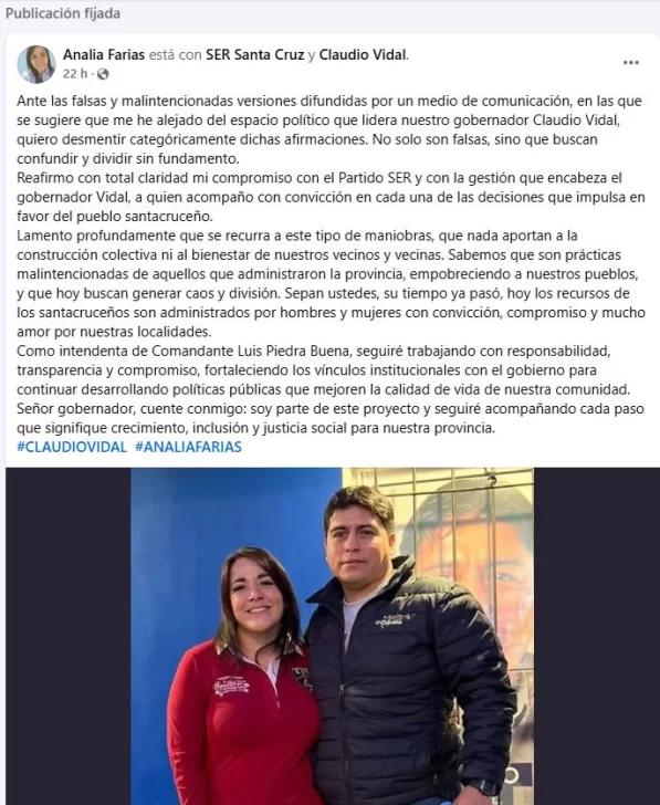 Intendenta de Piedra Buena otorgó la mitad del aumento prometido y desató un fuerte conflicto en el pueblo