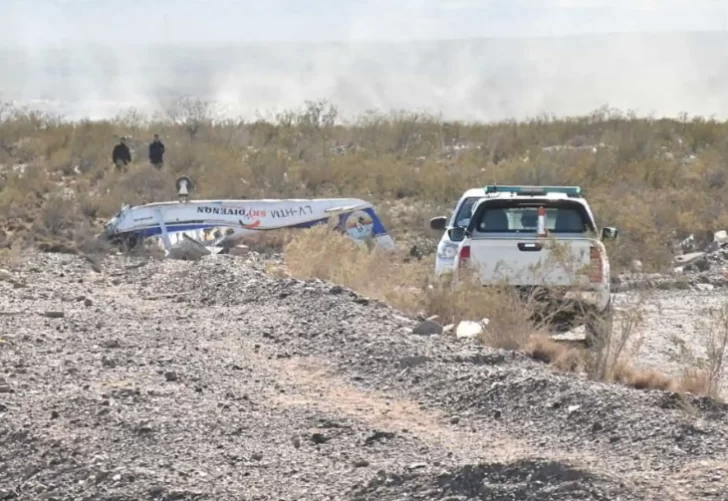 Tragedia en Río Negro: cayó una avioneta en Allen, hay un muerto y dos heridos graves