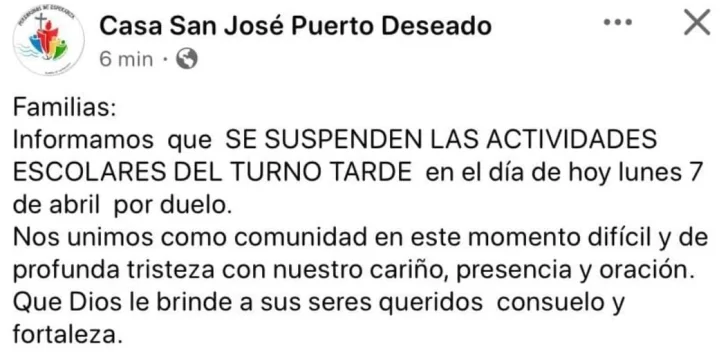 Conmoción por el fallecimiento de una docente de Puerto Deseado: investigan muerte dudosa