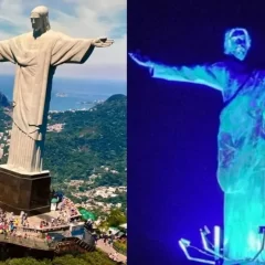 Una localidad de la Patagonia inauguró su propio cristo Redentor