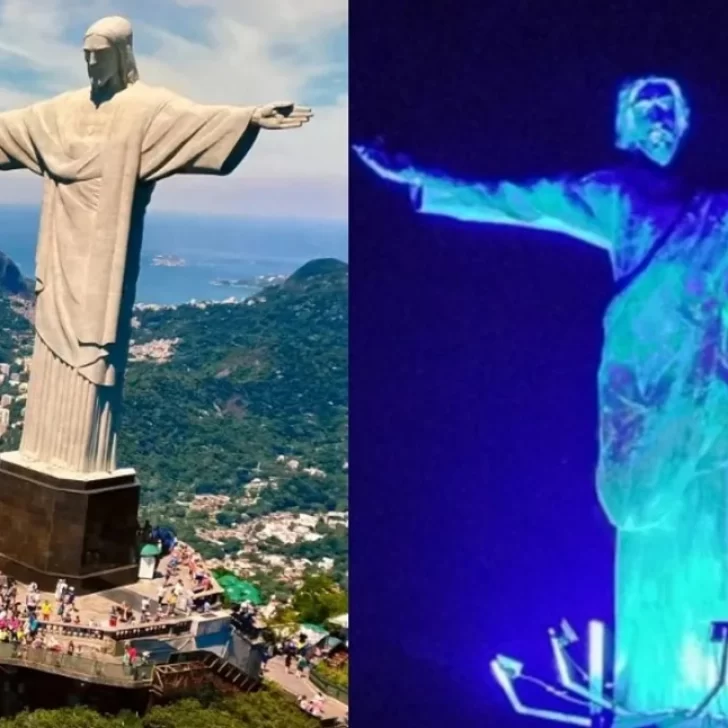 Una localidad de la Patagonia inauguró su propio cristo Redentor