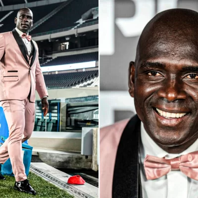 ¿Quién es Sir Castle? El DT de Barcelona SC que sorprendió con un smoking rosa frente a River en la Copa Libertadores