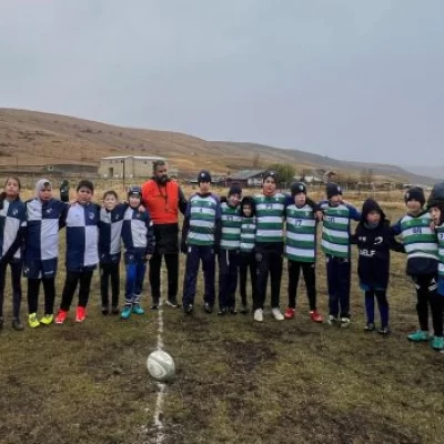 Duendes Rugby viajó a Río Turbio con infantiles