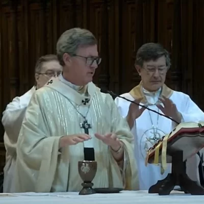 Muerte del papa Francisco: Jorge García Cuerva oficia una misa en la Catedral de Buenos Aires