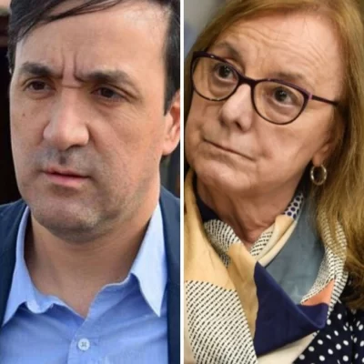Pablo Grasso y Alicia Kirchner despidieron al papa Francisco