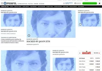 Hackearon la web de reconocido diario y publicaron fotos del DNI de Milei
