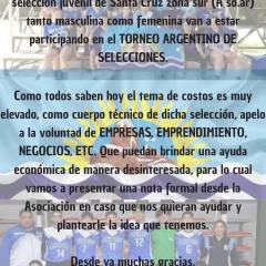 Juveniles de handball santacruceños necesitan fondos para viajar al Argentino en Mendoza