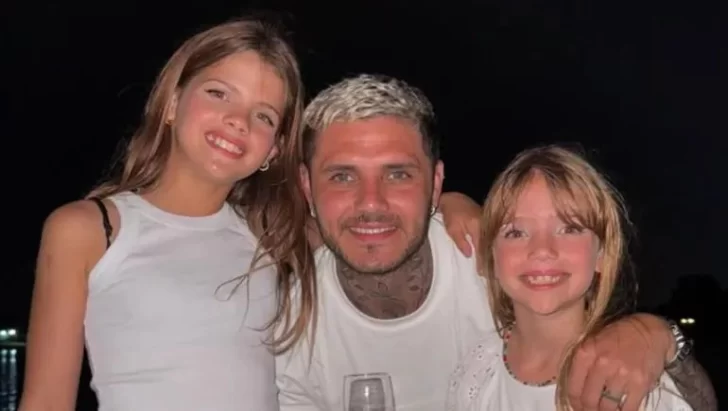 Mauro Icardi se reencontró con sus hijas: todos los detalles