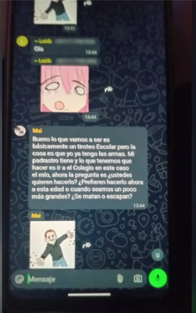 Alumnos planificaban una masacre en una escuela argentina: “Persona que ven, persona que le disparan”