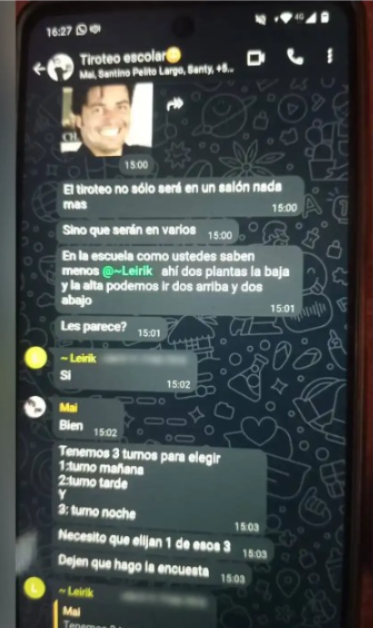 Alumnos planificaban una masacre en una escuela argentina: “Persona que ven, persona que le disparan”