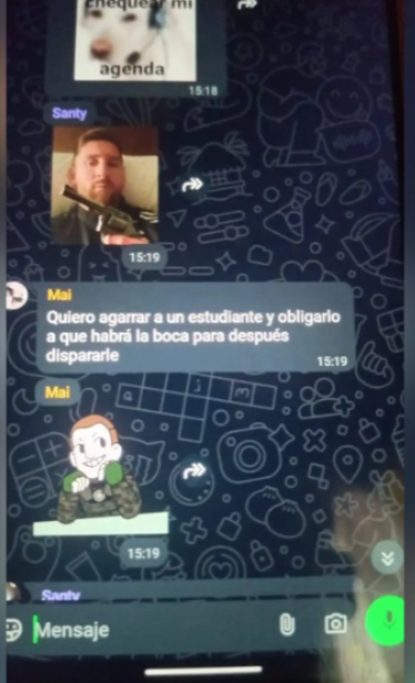 Alumnos planificaban una masacre en una escuela argentina: “Persona que ven, persona que le disparan”