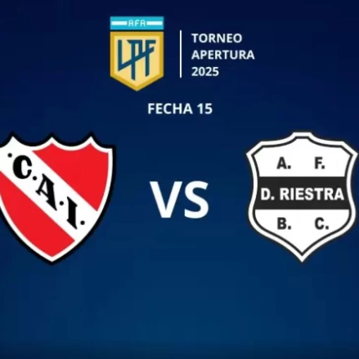 Pelota Libre o Fútbol Libre: dónde ver en vivo Independiente vs. Deportivo Riestra por el Torneo Apertura